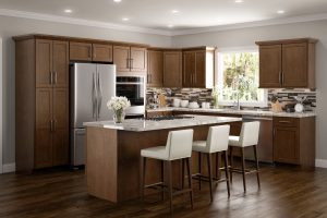 amesbury brown kitchen cabinets classic