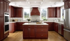 bourdeux brown elegant kitchen custom cabinets