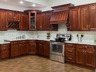 dark brown courtland design custom kitchen cabinets