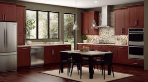 deep brown custom kitchen cabinets