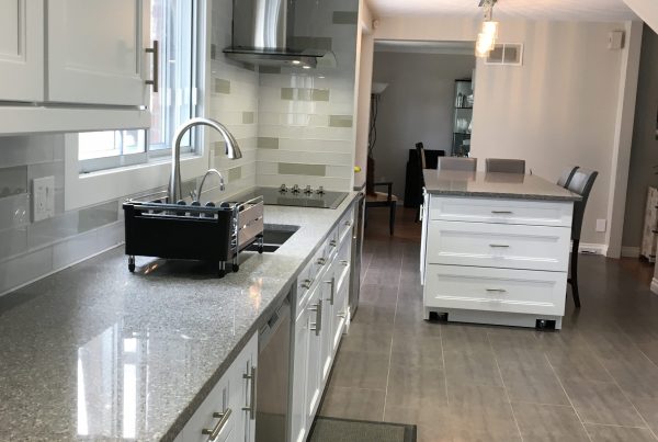 fashion white chic kitchen
