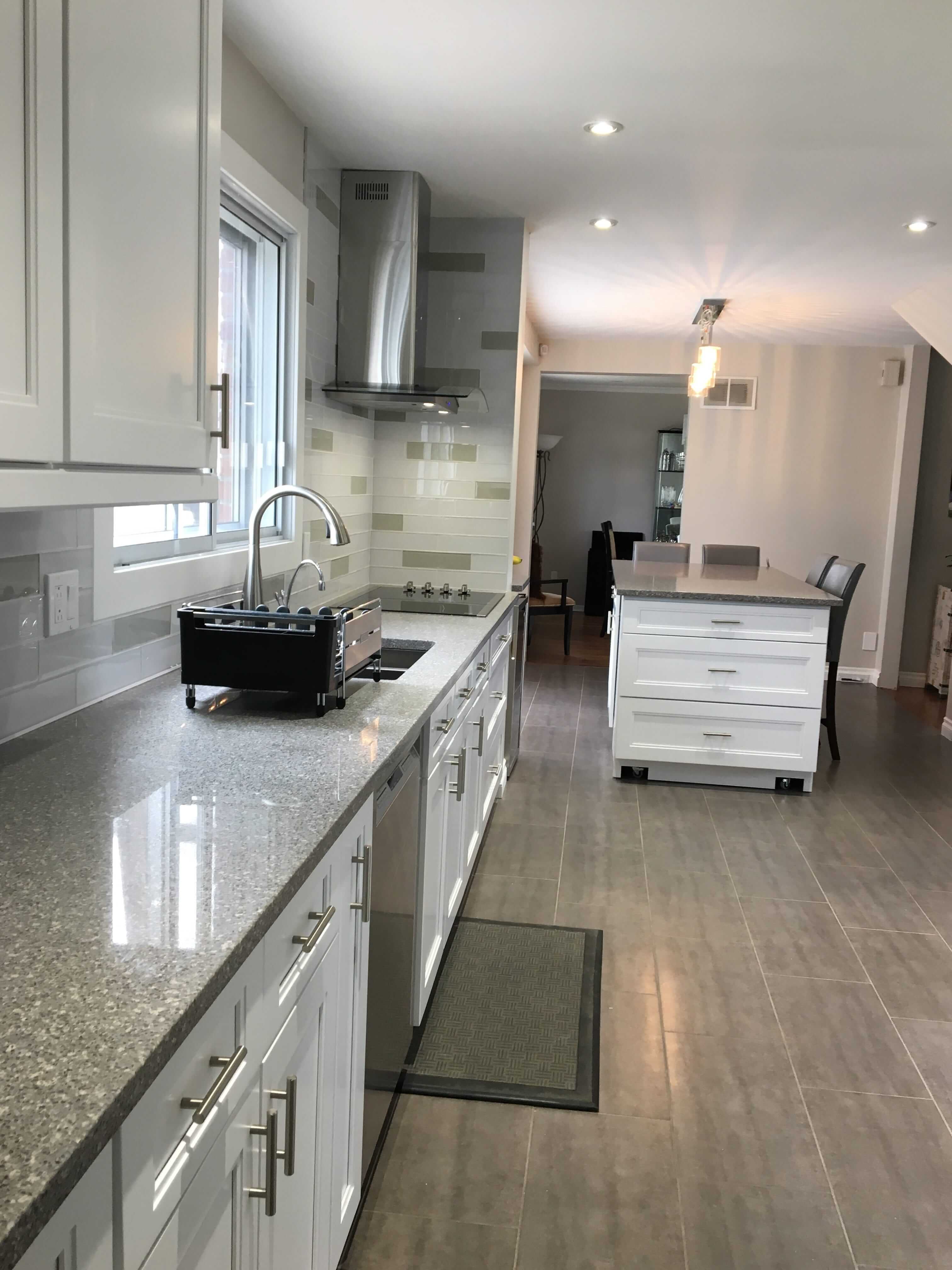 fashion white chic kitchen
