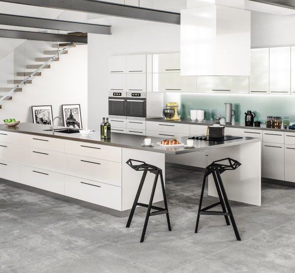 milano white chic kitchen